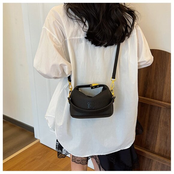 Chic Mini Boston Bag Top Handle Crossbody/Multiple colors available - Picture 6 of 14